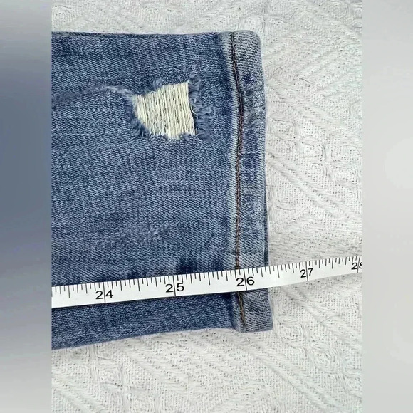 COSMIC BLUE LOVE Distressed Skinny Jeans BNWT size 26 - Picture 8 of 8
